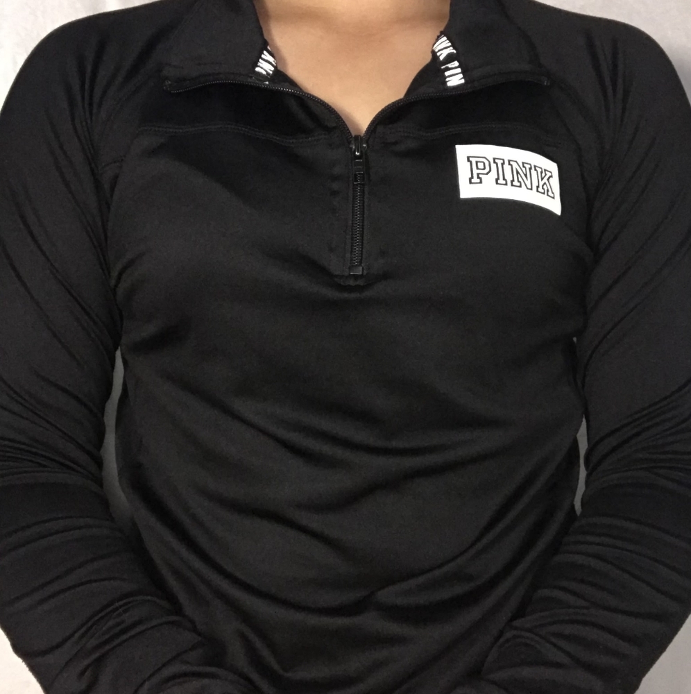 black quarter zip